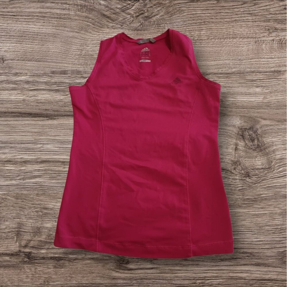 Adidas Tank Top Pink Climalite S Running exercise